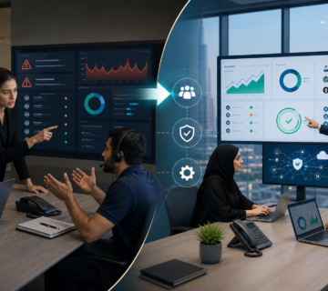 Dubai business reviewing IT support provider performance and transition plan